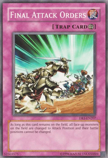 Common, Continuous Trap, Dark Revelation Volume 1, Trap, Unlimited Final Attack Orders [DR1-EN207] Common - Trading Card World