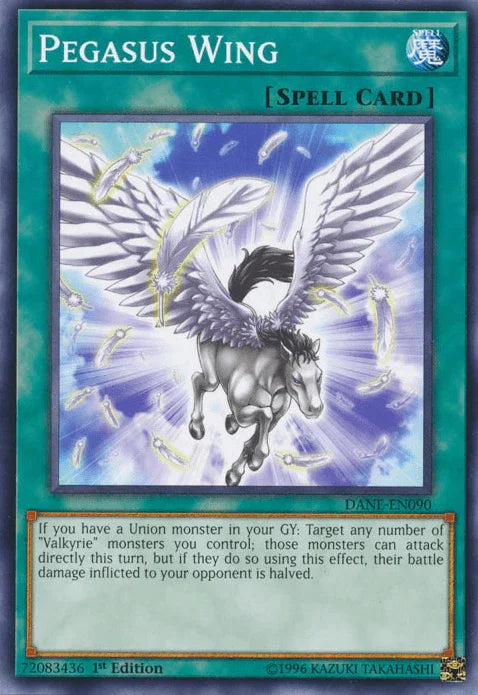 1st Edition, Common, Dark Neostorm, Normal Spell, Spell, Unlimited Pegasus Wing [DANE-EN090] Common - Trading Card World
