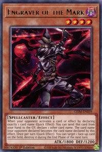 1st Edition, Dark, Effect Monster, Genesis Impact, Rare, Spellcaster Engraver of the Mark [GEIM-EN059] Rare - Trading Card World
