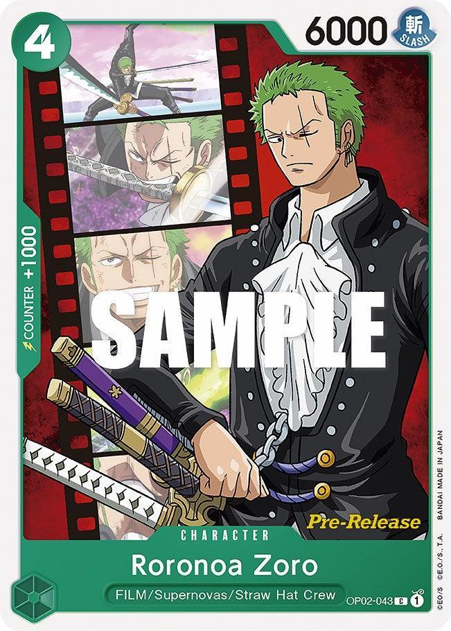 Character, Common, Paramount War, Paramount War Pre-Release Cards, Straw Hat Crew, Supernovas Roronoa Zoro [Paramount War Pre-Release Cards] - Trading Card World