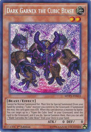 1st Edition, Beast, Earth, Effect Monster, Secret Rare, The Dark Side of Dimensions Movie Pack: Secret Edition Dark Garnex the Cubic Beast [MVP1-ENS33] Secret Rare - Trading Card World