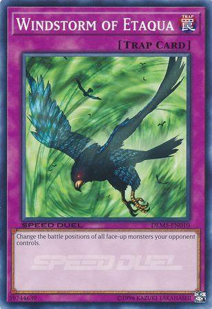 Common, Normal Trap, Speed Duel Demo Deck, Trap, Unlimited Windstorm of Etaqua [DEM5-EN010] Common - Trading Card World