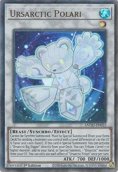 1st Edition, Ancient Guardians, Beast, Synchro/Effect Monster, Ultra Rare, Water Ursarctic Polari (Ultra Rare) [ANGU-EN033] Ultra Rare - Trading Card World