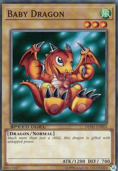 Common, Dragon, Light, Normal Monster, Speed Duel Demo Deck, Unlimited Baby Dragon [DEM5-EN004] Common - Trading Card World
