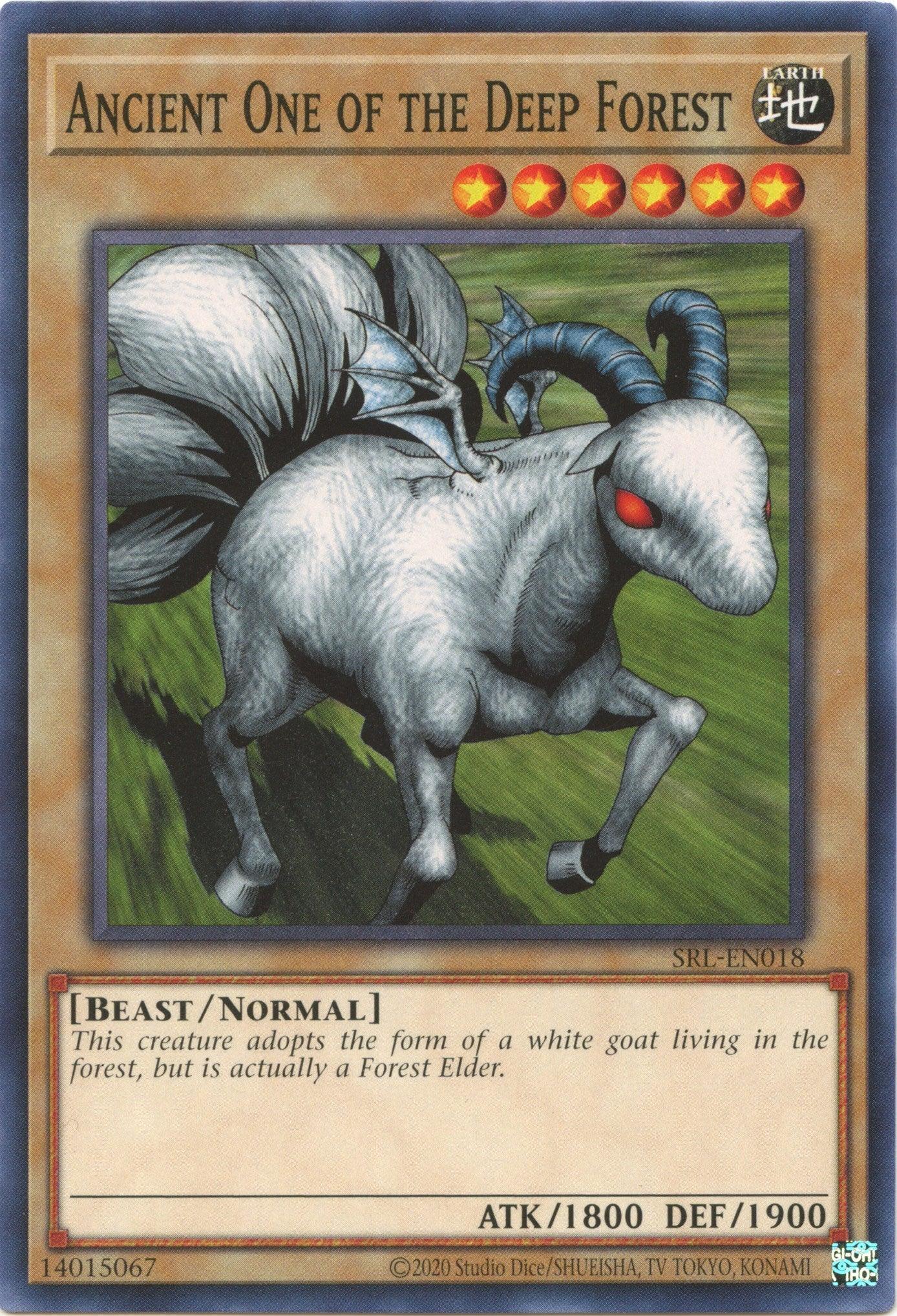 Common, Earth, Normal Monster, Spell Ruler (25th Anniversary Edition), Unlimited Ancient One of the Deep Forest (25th Anniversary) [SRL-EN018] Common - Trading Card World