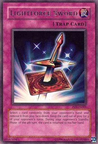 Normal Trap, Pharaoh's Servant, Rare, Trap, Unlimited Lightforce Sword [PSV-EN005] Rare - Trading Card World