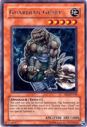 Dark Revelation Volume 1, Dinosaur, Earth, Effect Monster, Rare, Unlimited Guardian Grarl [DR1-EN169] Rare - Trading Card World