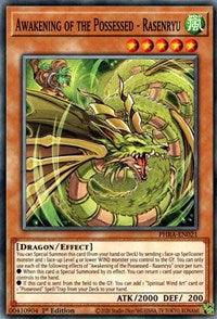 1st Edition, Common, Dragon, Effect Monster, Phantom Rage, Wind Awakening of the Possessed - Rasenryu [PHRA-EN021] Common - Trading Card World