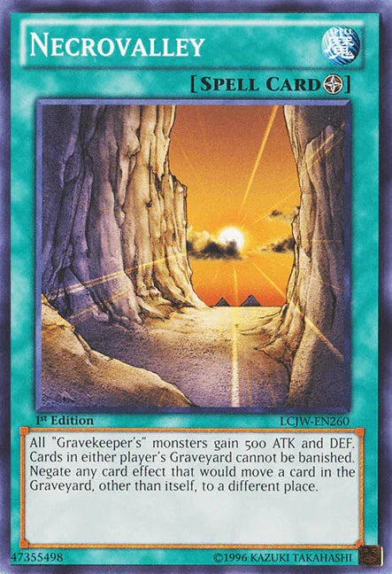 1st Edition, Common, Field Spell, Legendary Collection 4: Joey's World, Spell Necrovalley [LCJW-EN260] Common - Trading Card World