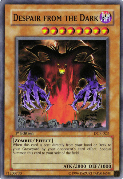 1st Edition, Common, Dark, Dark Crisis, Effect Monster, Unlimited, Zombie Despair from the Dark [DCR-023] Common - Trading Card World