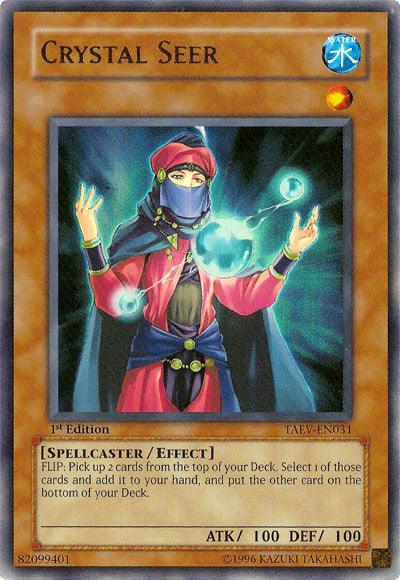1st Edition, Effect Monster, Spellcaster, Tactical Evolution, Ultra Rare, Unlimited, Water Crystal Seer [TAEV-EN031] Ultra Rare - Trading Card World