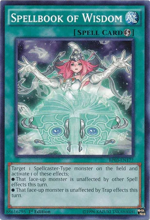 1st Edition, Battle Pack 3: Monster League, Common, Quick Play Spell, Spell Spellbook of Wisdom [BP03-EN177] Common - Trading Card World