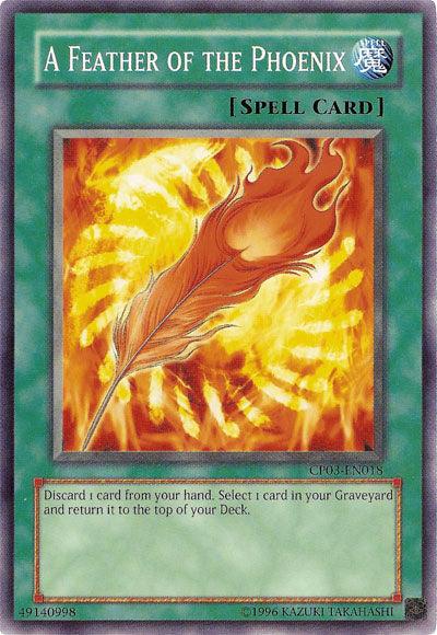 Champion Pack 3, Common, Normal Spell, Spell, Unlimited A Feather of the Phoenix [CP03-EN018] Common - Trading Card World