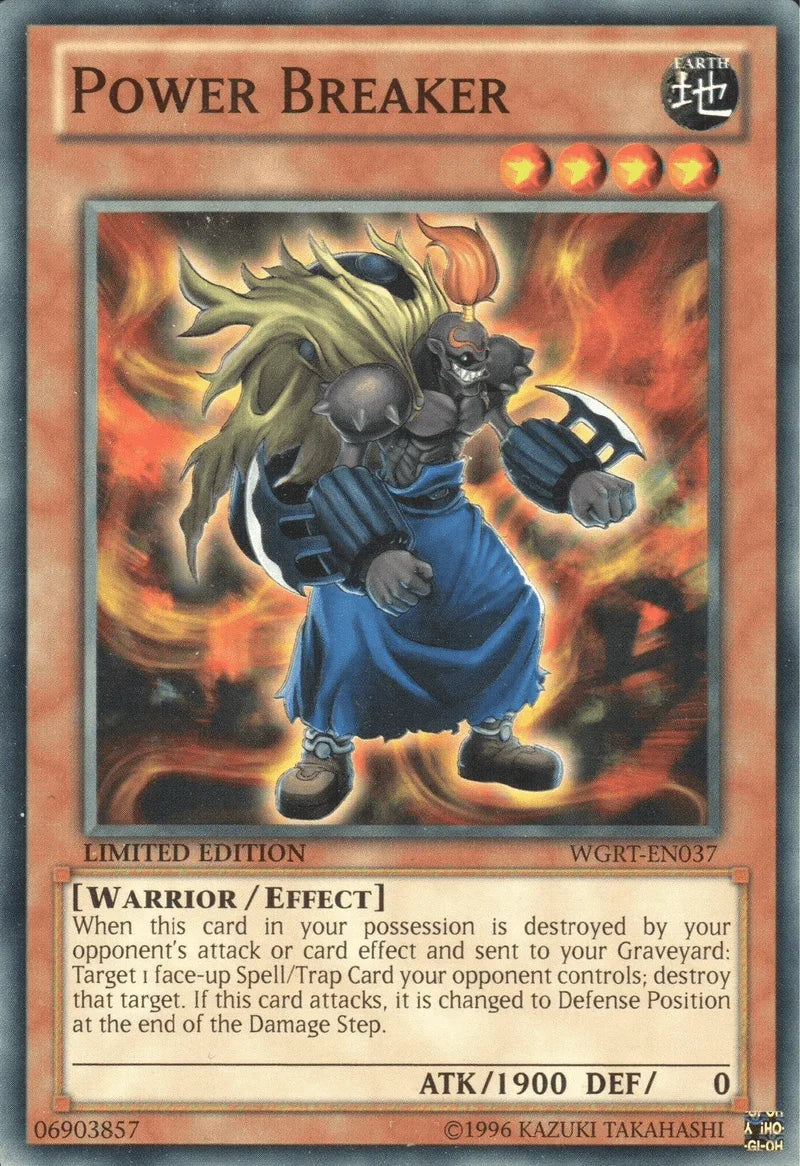 Battle Pack 2: War of the Giants Reinforcements, Common, Earth, Effect Monster, Limited Power Breaker [WGRT-EN037] Common - Trading Card World