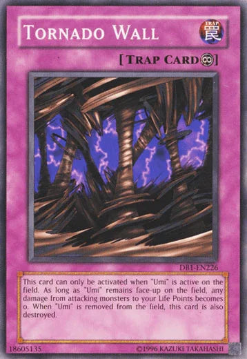 Common, Continuous Trap, Dark Beginning 1, Trap, Unlimited Tornado Wall [DB1-EN226] Common - Trading Card World