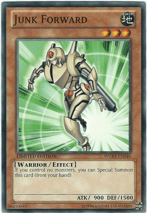 Battle Pack 2: War of the Giants Reinforcements, Common, Earth, Effect Monster, Limited Junk Forward [WGRT-EN046] Common - Trading Card World