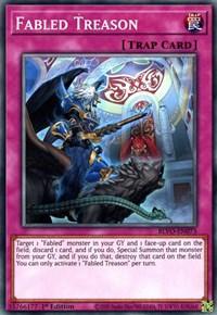 1st Edition, Blazing Vortex, Common, Normal Trap, Trap Fabled Treason [BLVO-EN073] Common - Trading Card World
