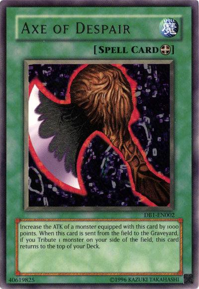 Dark Beginning 1, Equip Spell, Rare, Spell, Unlimited Axe of Despair [DB1-EN002] Rare - Trading Card World