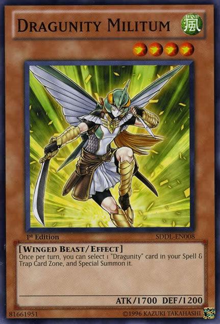 1st Edition, Common, Effect Monster, Structure Deck: Dragunity Legion, Unlimited, Wind, Winged Beast Dragunity Militum [SDDL-EN008] Common - Trading Card World
