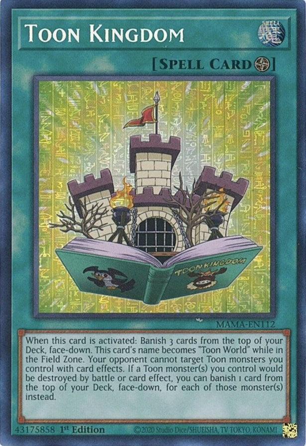 1st Edition, Field Spell, Magnificent Mavens, Secret Pharaoh's Rare, Spell Toon Kingdom [MAMA-EN112] Secret Pharaoh's Rare - Trading Card World