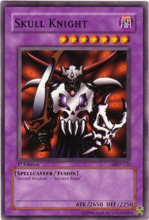 1st Edition, Common, Dark, Fusion Monster, Metal Raiders, Spellcaster, Unlimited Skull Knight [MRD-123] Common - Trading Card World