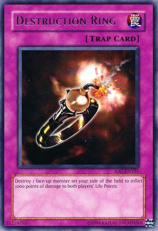 Invasion of Chaos, Normal Trap, Rare, Trap, Unlimited Destruction Ring [IOC-EN101] Rare - Trading Card World