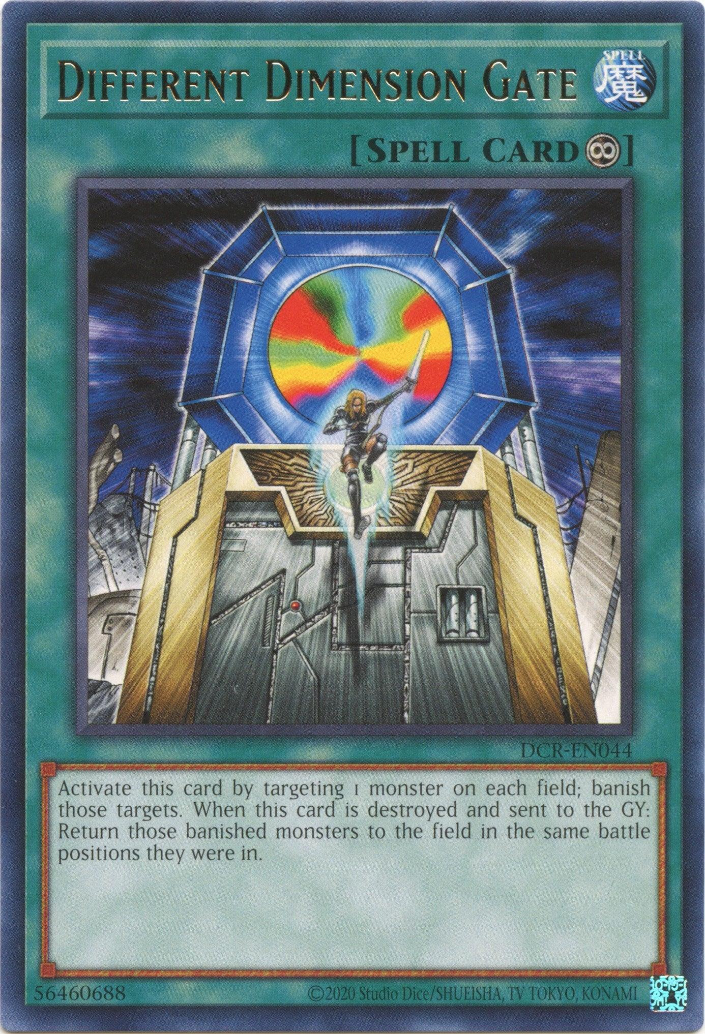 Continuous Spell, Dark Crisis (25th Anniversary Edition), Rare, Spell, Unlimited Different Dimension Gate (25th Anniversary) [DCR-EN044] Rare - Trading Card World