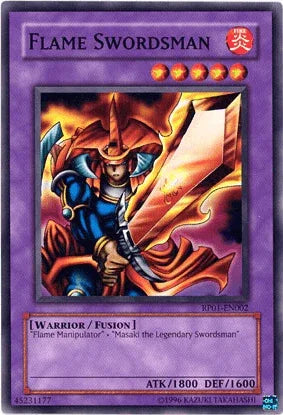 Common, Fire, Fusion Monster, Retro Pack 1, Unlimited, Warrior Flame Swordsman [RP01-EN002] Common - Trading Card World