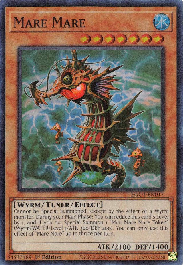 Egyptian God Deck: Obelisk the Tormentor Unlimited, Super Rare, Tuner/Effect Monster, Unlimited, Water, Wyrm Mare Mare [EGO1-EN017] Super Rare - Trading Card World