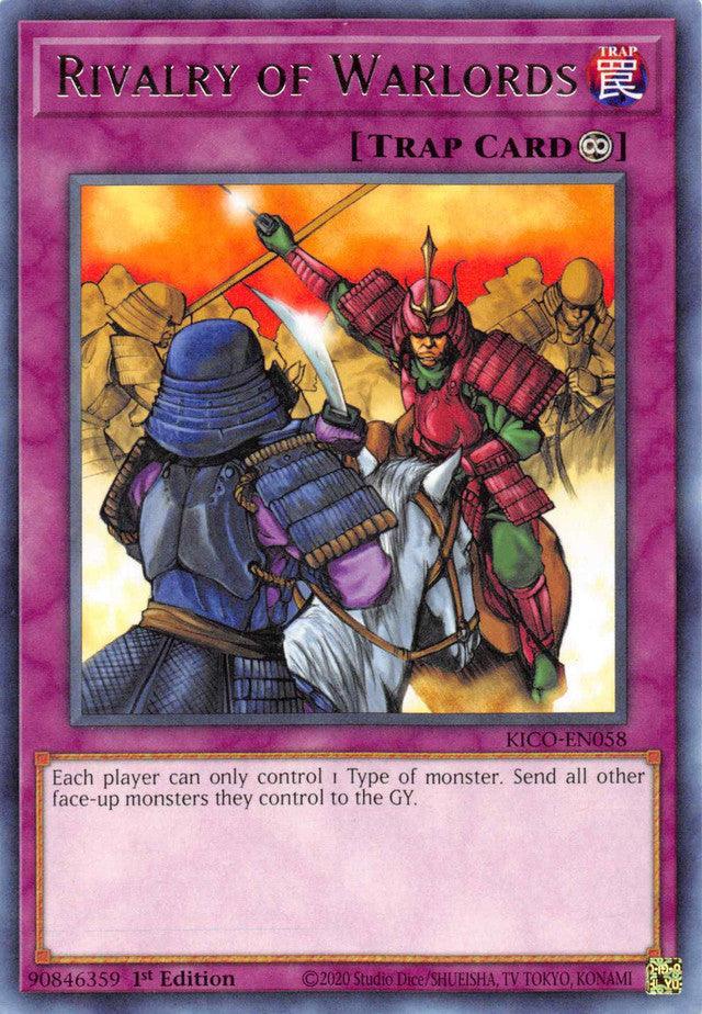 1st Edition, Continuous Trap, King's Court, Rare, Trap Rivalry of Warlords [KICO-EN058] Rare - Trading Card World