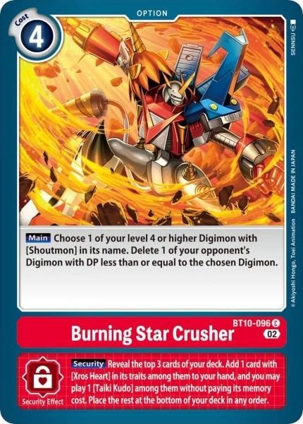 BT10-096, Common, Option, Red, Revision Pack Cards Burning Star Crusher [BT10-096] [Revision Pack Cards] - Trading Card World