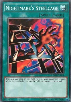 Common, Demo Deck 2016, Normal Spell, Spell, Unlimited Nightmare's Steelcage [DEM3-EN014] Common - Trading Card World