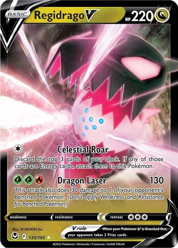 Sword & Shield: Silver Tempest Regidrago V (135/195) [Sword & Shield: Silver Tempest] - Trading Card World
