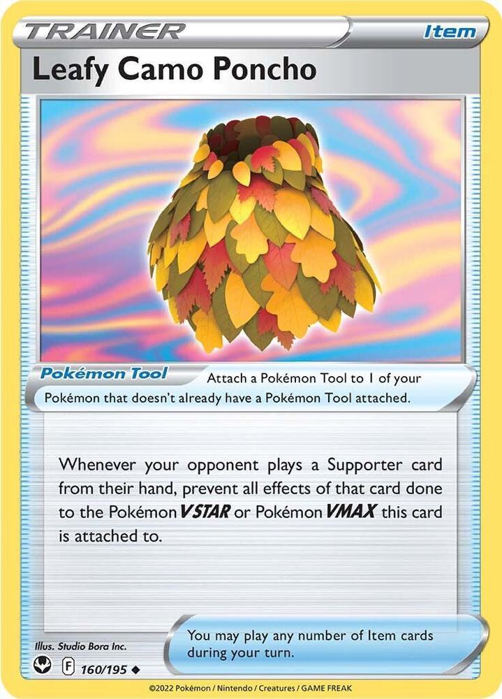 Sword & Shield: Silver Tempest Leafy Camo Poncho (160/195) [Sword & Shield: Silver Tempest] - Trading Card World