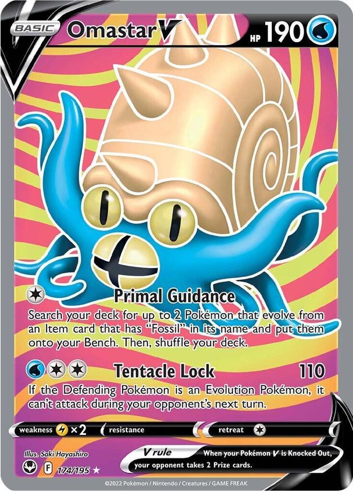 Sword & Shield: Silver Tempest Omastar V (174/195) [Sword & Shield: Silver Tempest] - Trading Card World