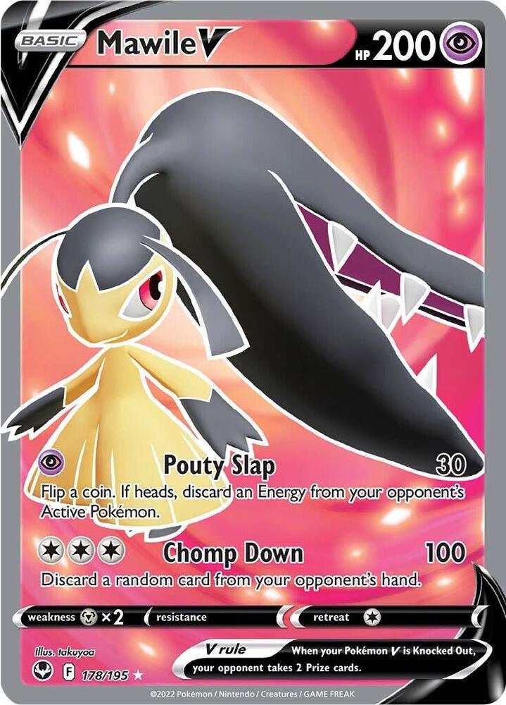 Sword & Shield: Silver Tempest Mawile V (178/195) [Sword & Shield: Silver Tempest] - Trading Card World