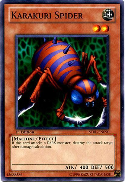 1st Edition, Common, Earth, Effect Monster, Machine, Starstrike Blast, Unlimited Karakuri Spider [STBL-EN090] Common - Trading Card World