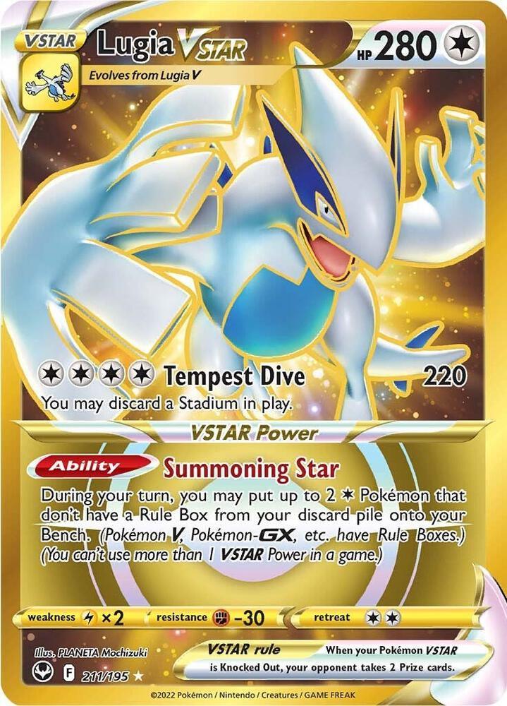 Sword & Shield: Silver Tempest Lugia VSTAR (211/195) [Sword & Shield: Silver Tempest] - Trading Card World