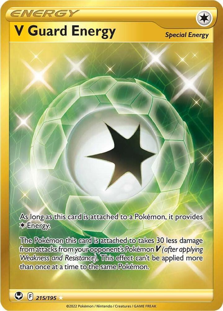 Sword & Shield: Silver Tempest V Guard Energy (215/195) [Sword & Shield: Silver Tempest] - Trading Card World