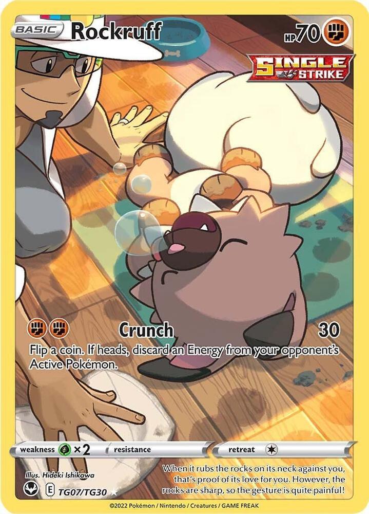 Sword & Shield: Silver Tempest Rockruff (TG07/TG30) [Sword & Shield: Silver Tempest] - Trading Card World