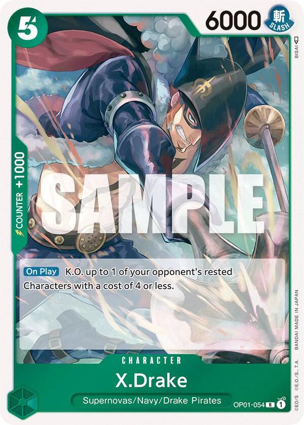 One Piece Singles, Romance Dawn X.Drake [Romance Dawn] - Trading Card World