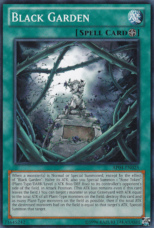 Astral Pack 4, Common, Field Spell, Spell, Unlimited Black Garden [AP04-EN025] Common - Trading Card World
