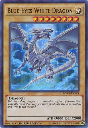Dragon, Light, Limited, Normal Monster, The Dark Side of Dimensions Movie Pack: Secret Edition, Ultra Rare Blue-Eyes White Dragon [MVP1-ENSV4] Ultra Rare - Trading Card World