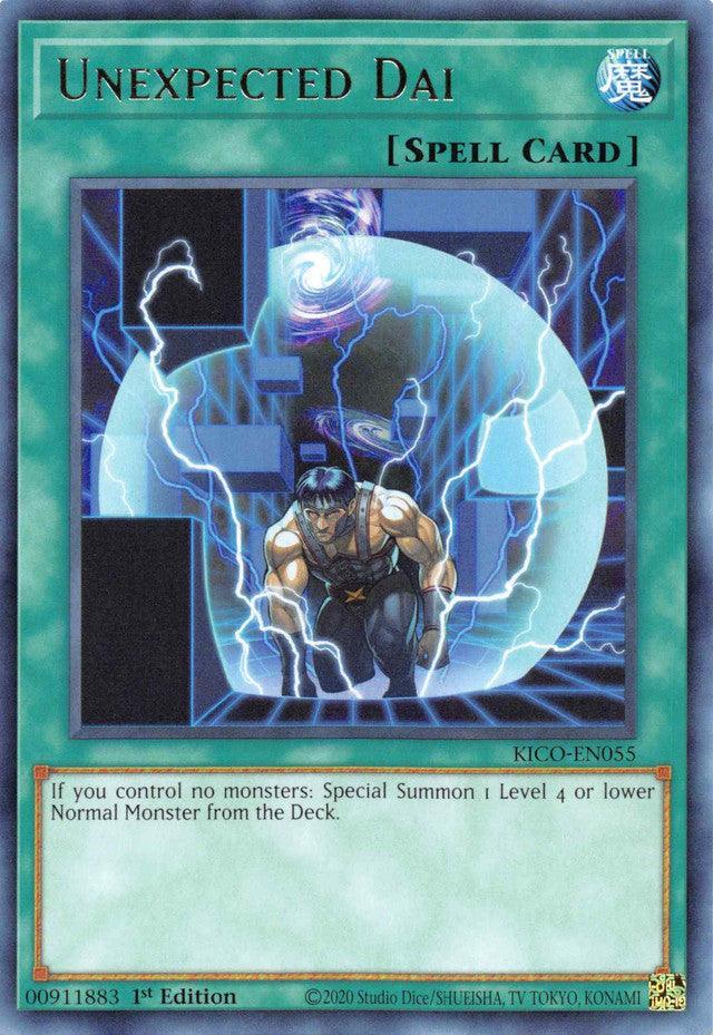 1st Edition, King's Court, Normal Spell, Rare, Spell Unexpected Dai [KICO-EN055] Rare - Trading Card World