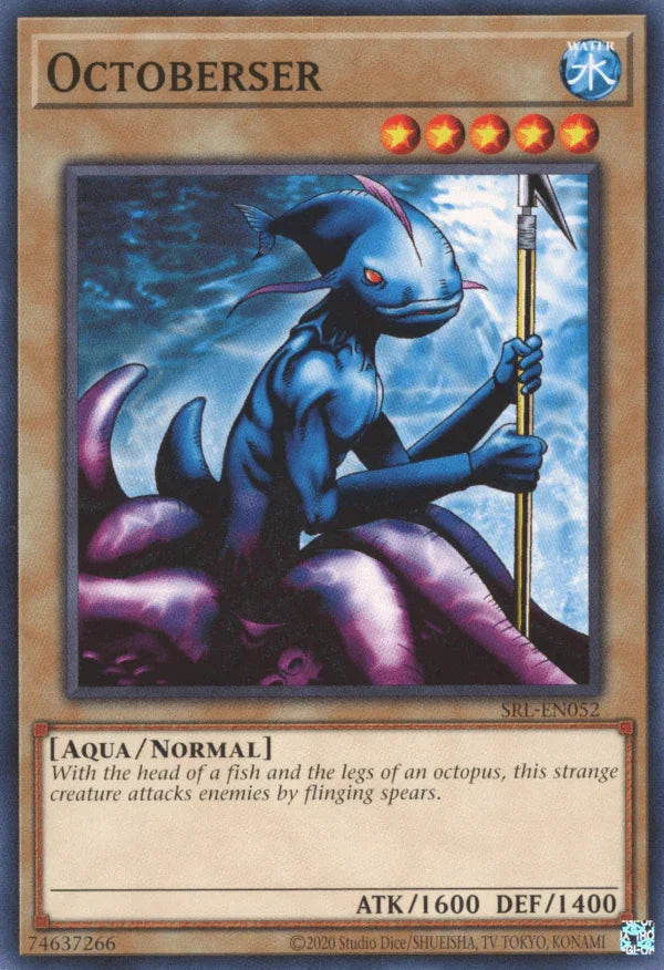 Aqua, Common, Normal Monster, Spell Ruler, Unlimited, Water Octoberser [SRL-EN052] Common - Trading Card World