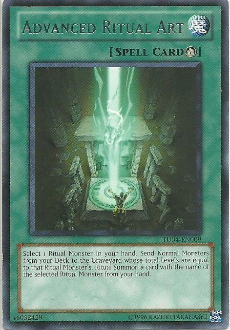 Rare, Ritual Spell, Spell, Turbo Pack: Booster Four, Unlimited Advanced Ritual Art [TU04-EN009] Rare - Trading Card World
