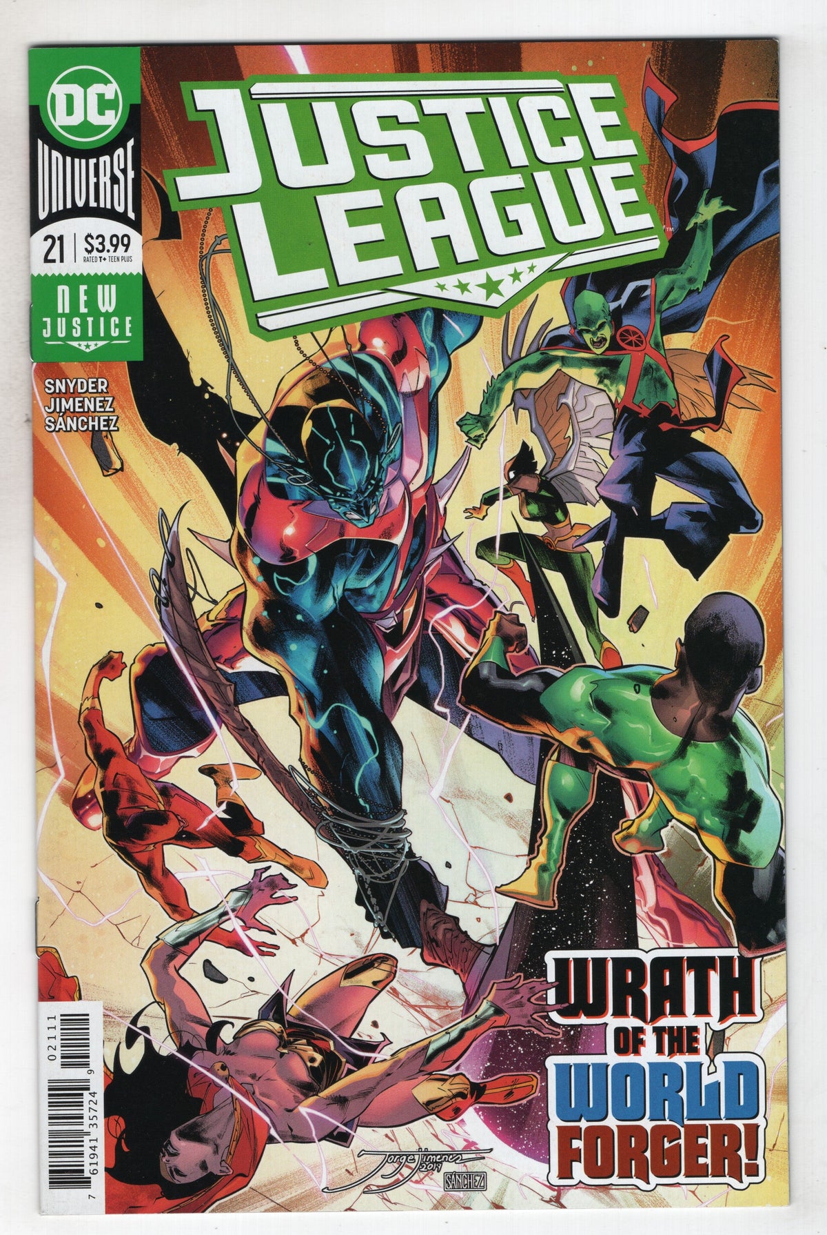 JUSTICE LEAGUE #21 A Jorge Jimenez Scott Snyder (04/03/2019) DC