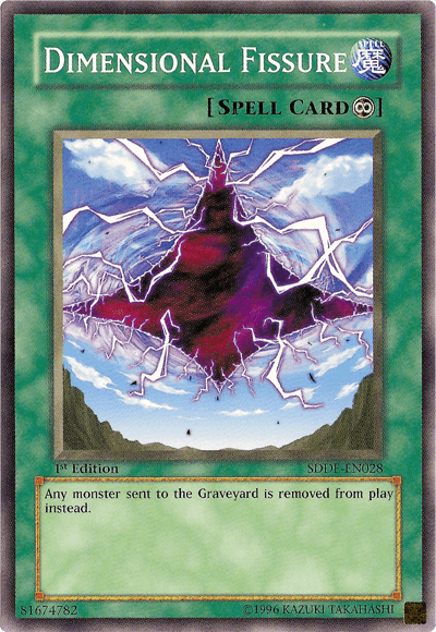 1st Edition, Common, Continuous Spell, Spell, Structure Deck: The Dark Emperor, Unlimited Dimensional Fissure [SDDE-EN028] Common - Trading Card World