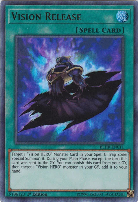 1st Edition, Battles of Legend: Hero's Revenge, Normal Spell, Spell, Ultra Rare Vision Release [BLHR-EN011] Ultra Rare - Trading Card World