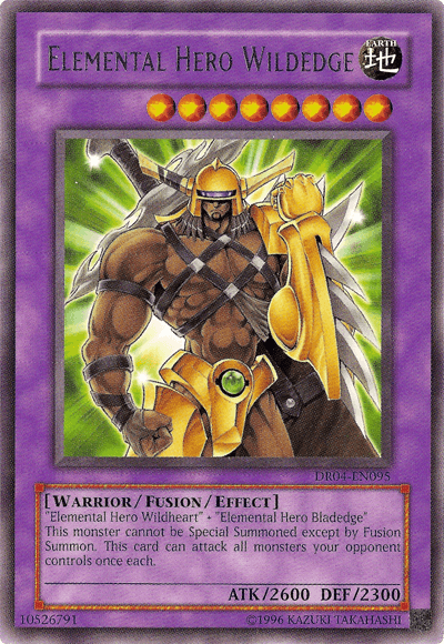 Dark Revelation Volume 4, Earth, Fusion/Effect Monster, Rare, Unlimited, Warrior Elemental Hero Wildedge [DR04-EN095] Rare - Trading Card World